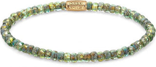 Rebel&Rose Bracelet with Golden Beads Japanese Secret Garden Rr-40115-G - Size: 15 Cm - Xs 