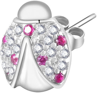 Rosato Orecchini Singoli In Argento Ladybug Storie Rzo016R — Orecchino