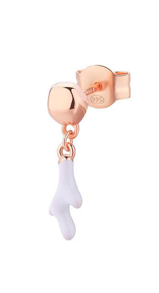 Rosato Single Earring In Playful Bronze Into The Blue Rzib27 