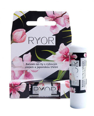 Ryor Baume à lèvres à l'huile de riz et à la cerise japonaise 4,5 G 