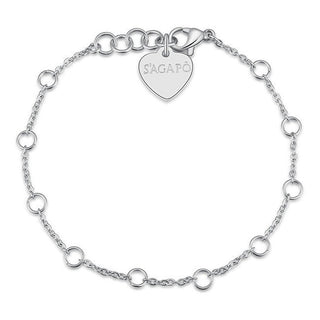 S'agapõ Bracciale Acciaio Lettere Sltb1 — Bracciale