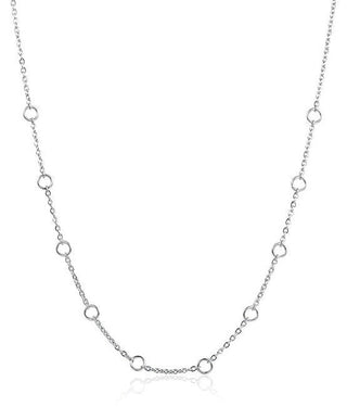 S'Agapõ Collar de acero con letras Decenti Sltc1 