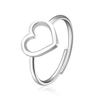 S'agapõ Anello Aperto Delicato Heart Click Sck90 — Anello