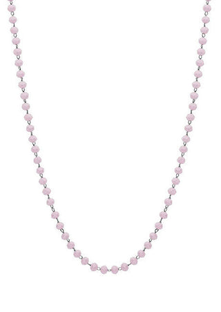 S'Agapõ Collier de perles roses pour pendentifs Happy Shac60 