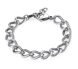 S'Agapõ Elegante Bracelet en acier Ripple Srp59 