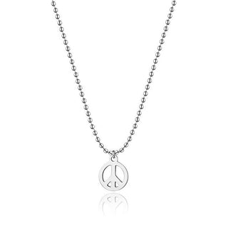 S'agapõ Teräksinen Kaulakoru Peace Smile Ssm002 — Kaulakoru