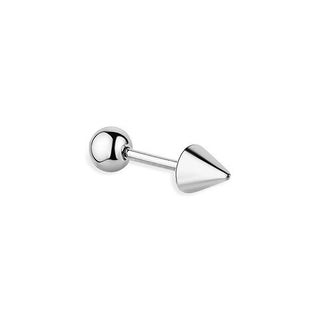 S'Agapõ Pendiente individual piercing de acero Rogue Srg22 