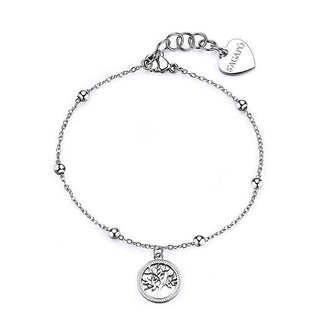 S'Agapõ Stainless Steel Bracelet with Tree of Life Charm Witch Swh20 