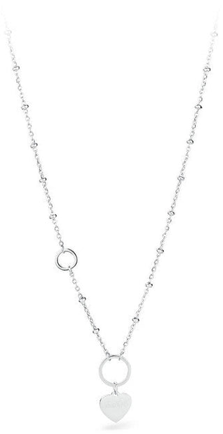 S'agapõ Collana Lunga Acciaio Con Cuore Happy Shac6 — Collana