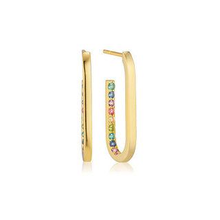 Sif Jakobs Orecchini Ovali Placcati Oro Capizzi Sj-E42212-Xcz-Yg — Orecchini