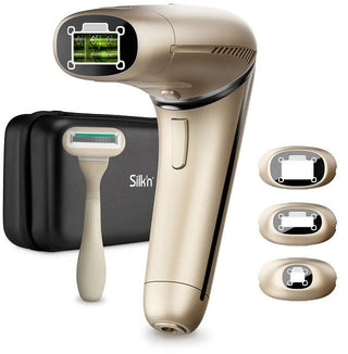 Silk'n Epilatore Laser Pulsato Silk'n 7 Testina Flessibile Champagne 600.000 impulsi — Epilatore laser