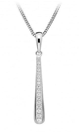 Silver Cat Collana In Argento Sterling Con Zirconi SC499 — Collana
