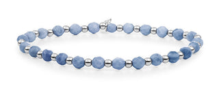 Sparkling Armband mit Perlen und blauem Aventurin Sb-Gem37-3Mm-Mix 