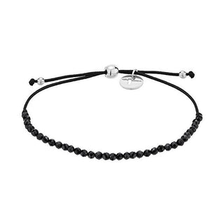 Tamaris Armband aus schwarzem Kordel mit Onyx Tj-0125-B-17 