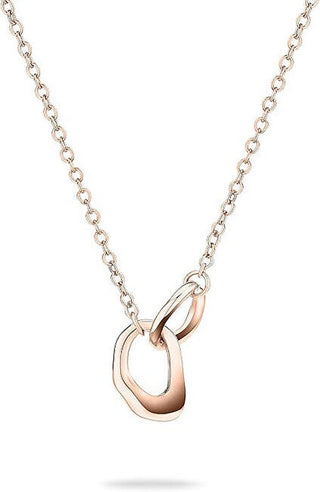 Tamaris TJ-0617-N-45 Collana Placcata Oro Forme Organiche — Collana