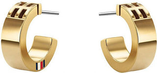 Tommy Hilfiger Modische vergoldete Ohrringe und Ringe Th2780418 