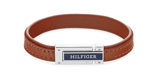 Tommy Hilfiger Hellbraunes Lederarmband für Herren 2790560 