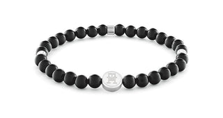 Tommy Hilfiger Bracciale Perline Onice Nero 2790609 — Bracciale
