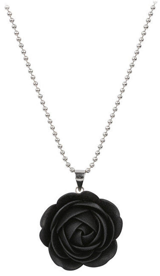 Troli Collier avec fleurs noires 