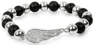 Troli Bracciale Sfera Con Ali D'Angelo — Bracciale