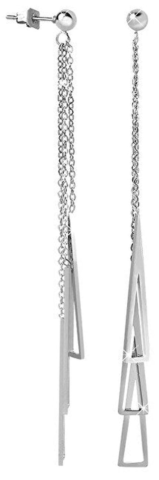 Troli Boucles d'oreilles de luxe en acier 