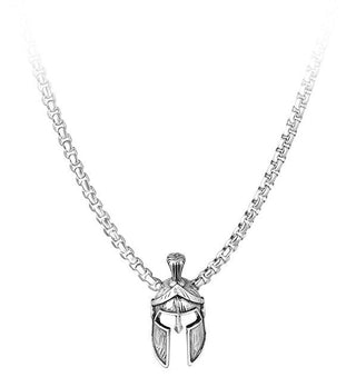 Troli Designer Men's Necklace with Knight Helmet 