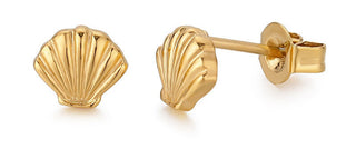 Troli VEDE0149 Placcati Oro — Kolczyki Muszelki
