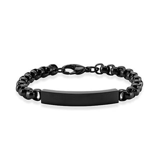 Troli Pulsera de acero negro Vsb004B-Pet 