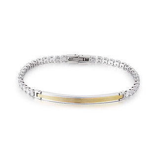 Troli Pulsera bicolor de acero Vedb109S 