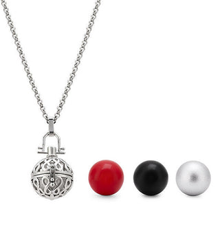 Troli Multifunktionale Halskette aus Stahl mit Glöckchen Wbn6006S-Pet 