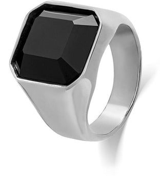 Troli ステンレス製リング ブラッククリスタル 68mm — リング