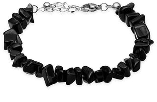Troli Bracelet moderne avec perles et onyx Vsb0107S-Hmn 