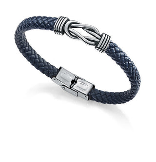 Viceroy Bracciale Pelle Ornamento Acciaio Beat — Bracciale