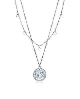 Viceroy Collana Acciaio Ciondolo Albero Della Vita Bacio — Collana