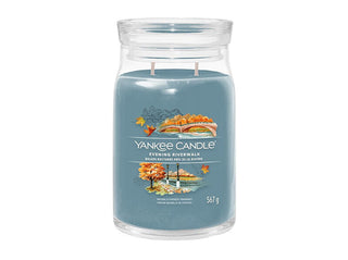 Yankee Candle Bougie parfumée Signature en verre grand format Evening Riverwalk 567 G 