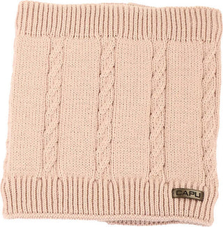 Capu Calentador de cuello para mujer salmón rosato 