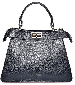 Carla Ferreri Borsa A Mano In Pelle Da Donna nero — Borsa a mano