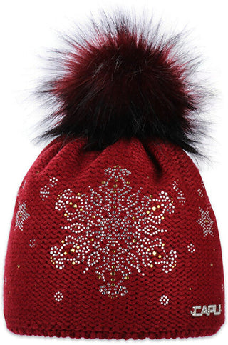 Capu Cappello Donna Rosso Diadema — Hoed