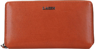Lagen Portafoglio In Pelle Da Donna cognac 7654 — Portafoglio