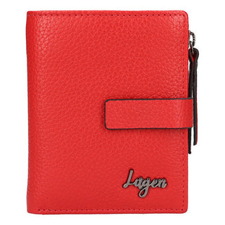 Lagen Portafoglio in pelle donna 059 rosso — Portafoglio