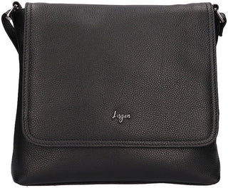 Lagen Bolso bandolera de piel para mujer 046 negro 