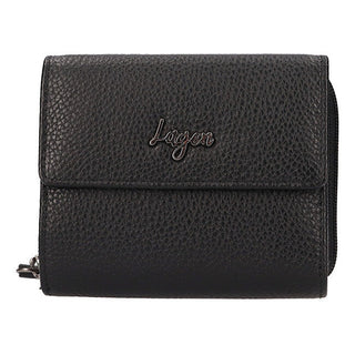 Lagen 003 Nero — Portafoglio in Pelle da Donna