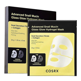 COSRX Advanced Bava di Lumaca Glass Glow Maschera Hydrogel 34g — Maschera viso