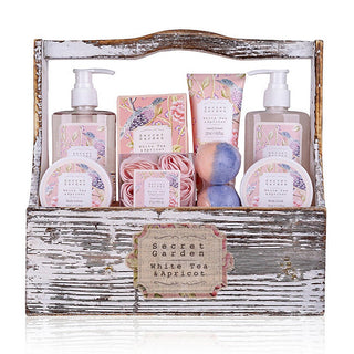 Accentra Set regalo in a wooden basket Secret Garden