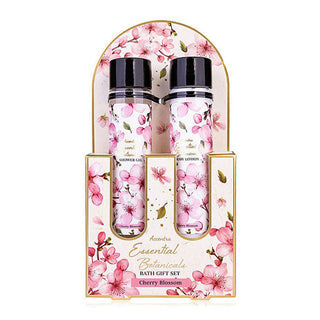 Accentra bath set ESSENTIAL BOTANICS cherry blossom tube in a gift box, Gel doccia 60ml, Lozione corpo 60ml