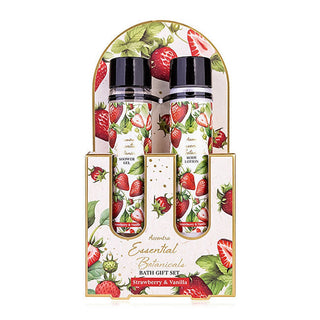 Accentra Strawberry & Vanilla Essential Botanicals Tube Set regalo