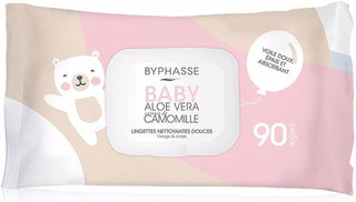 Byphasse Toallitas Limpiadoras Bebé Aloe Vera y Extracto De Camomila 90 U — Toallitas Limpiadoras para Bebé Aloe Vera y Extracto de Manzanilla 90 U