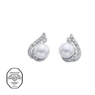 Crystalp Elegant pearl Orecchini with Swarovski crystals 42104.R