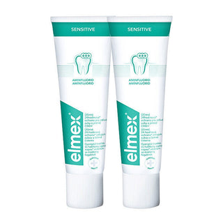 Elmex dentifricio per Sensitive Teeth Sensitiv e Duopack 2 x 75 ml