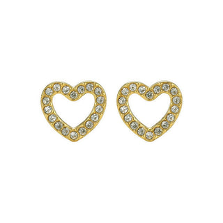 Emily westwood Virelle gold-plated heart Orecchini EWE260597G